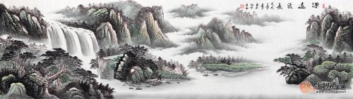 客厅山水画风水讲究，易从网教你妙用山水画布局转运